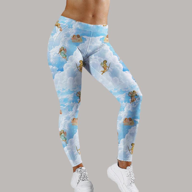 Cupid Print Leggings