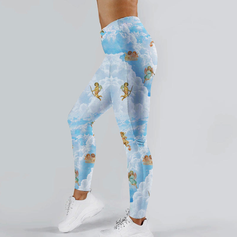 Cupid Print Leggings